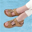 womens tan comfort sandals